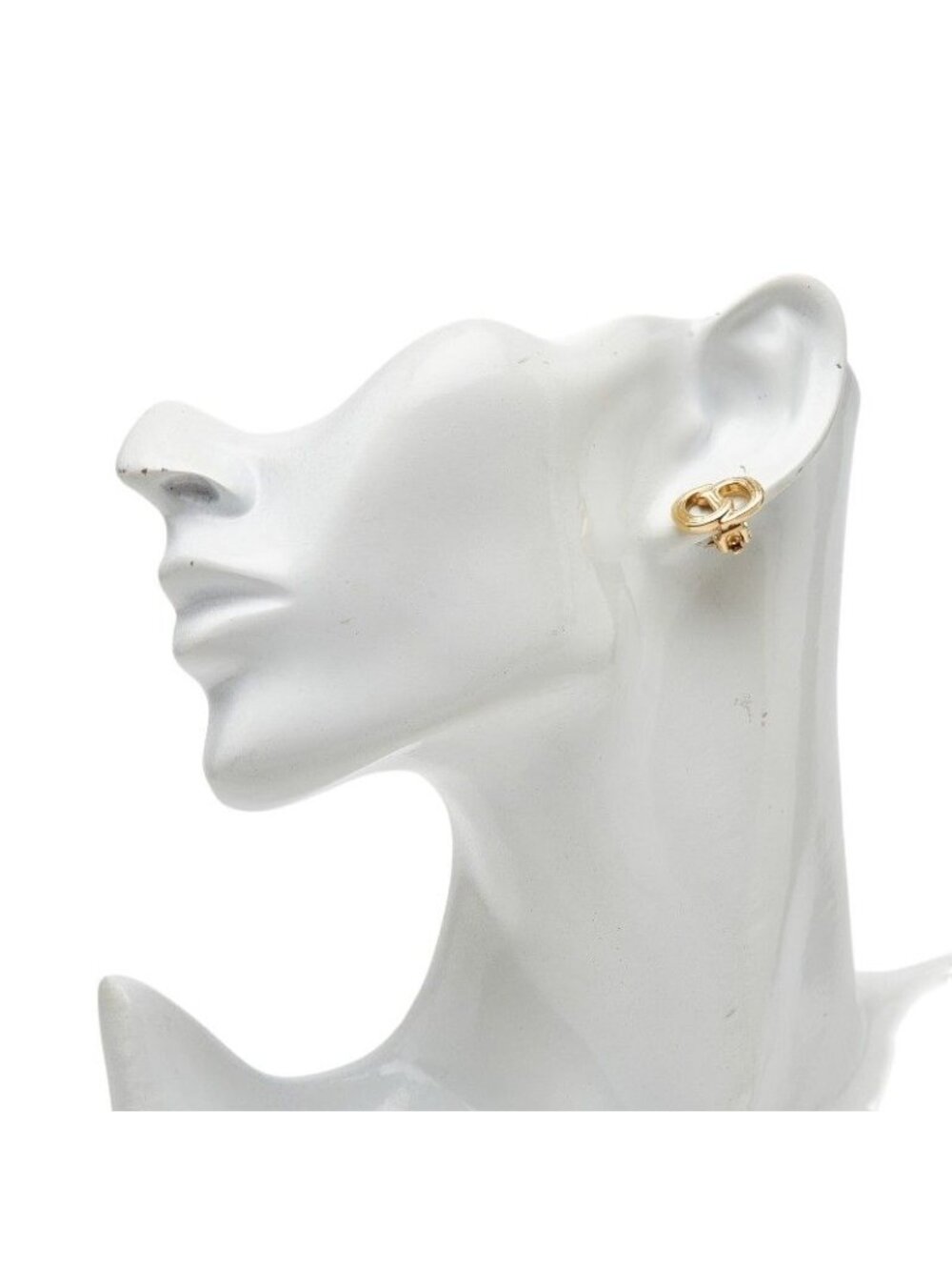 Dior Cdlogo Earrings Gold Plated - Picture 5 of 5